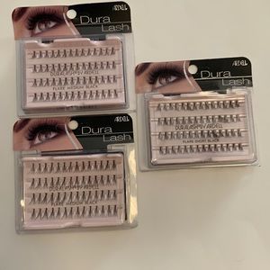 3 Boxes Ardell Dura Lash, Flare Medium Black